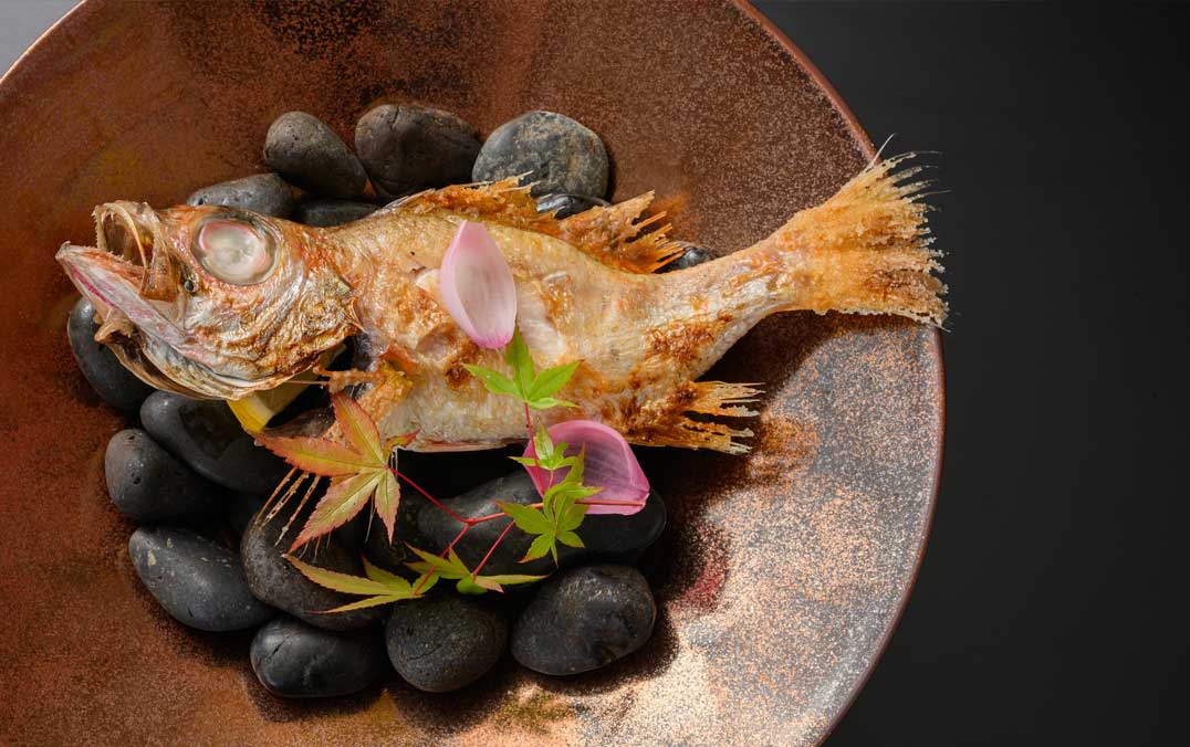 ノドグロの塩焼き